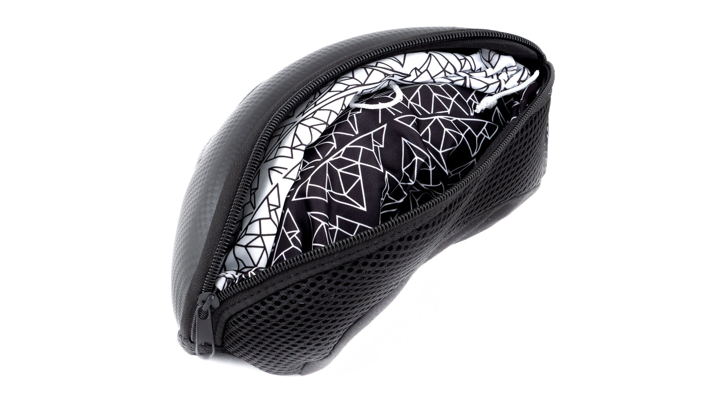 Gnarly Owl Gnarnia lyžařské snowboardové brýle sova ultralehké pouzdro vhodné na skialpy do každého batohu černé na ZIP pro brýle i náhradní zorník magnetický výměnný