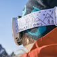 Dámské dětské polarizační lyžařské snowboardové brýle Gnarly Owl Glacier pásek