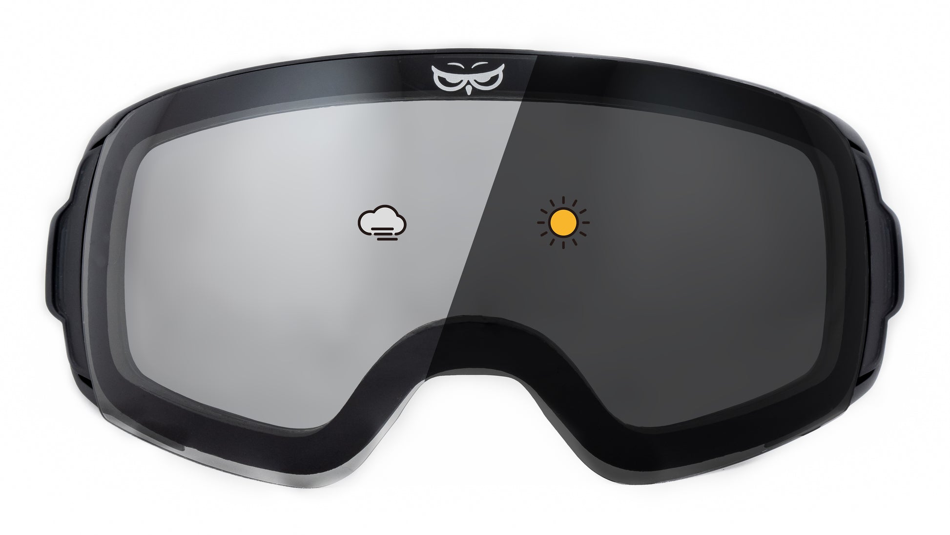 Gnarly Owl Gnarnia polarizační lyžařské snowboardové brýle magnetické výměnné zorníky fotochromatický samozabarvující samozatmavovací zorník S0 - S3 noční lyžování ostré slunce ikony
