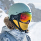 Polarizační lyžařské brýle snowboardové pánské Gnarly Owl Deep brýle pod helmu