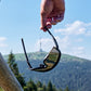 Polarizační sluneční brýle Gnarly Owl Bubo výměnné zorníky stylové stříbrné zrcadlové REVO Praděd Jeseníky Saimonex