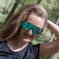 Polarizační sluneční brýle Gnarly Owl Ninox výměnné zorníky stylové modré zrcadlové REVO 
