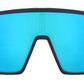 polarizační sluneční brýle česká značka Gnarly Owl absence odlesků brýle na hory skialpy kolo bike stylové zrcadlový modrý REVO zorník černý rámeček