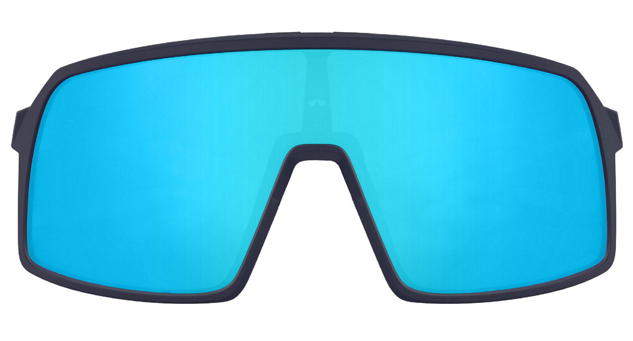 polarizační sluneční brýle česká značka Gnarly Owl absence odlesků brýle na hory skialpy kolo bike stylové zrcadlový modrý REVO zorník černý rámeček